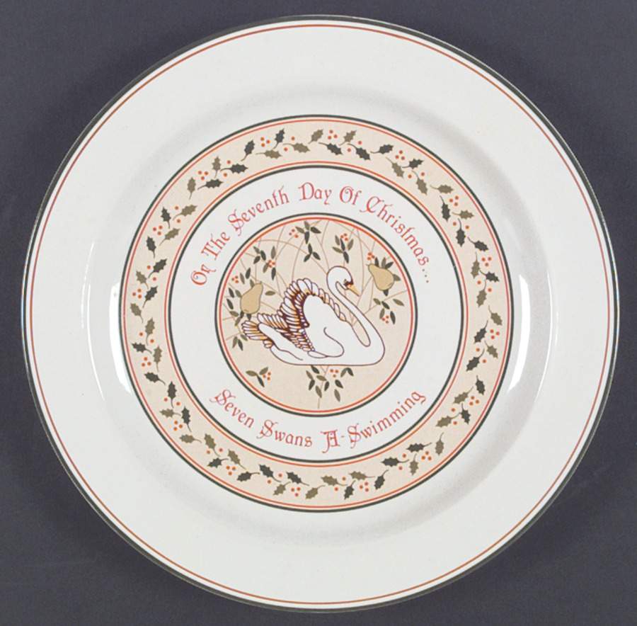 Twelve Days of Christmas Dinner Plate by Anchor Hocking-1