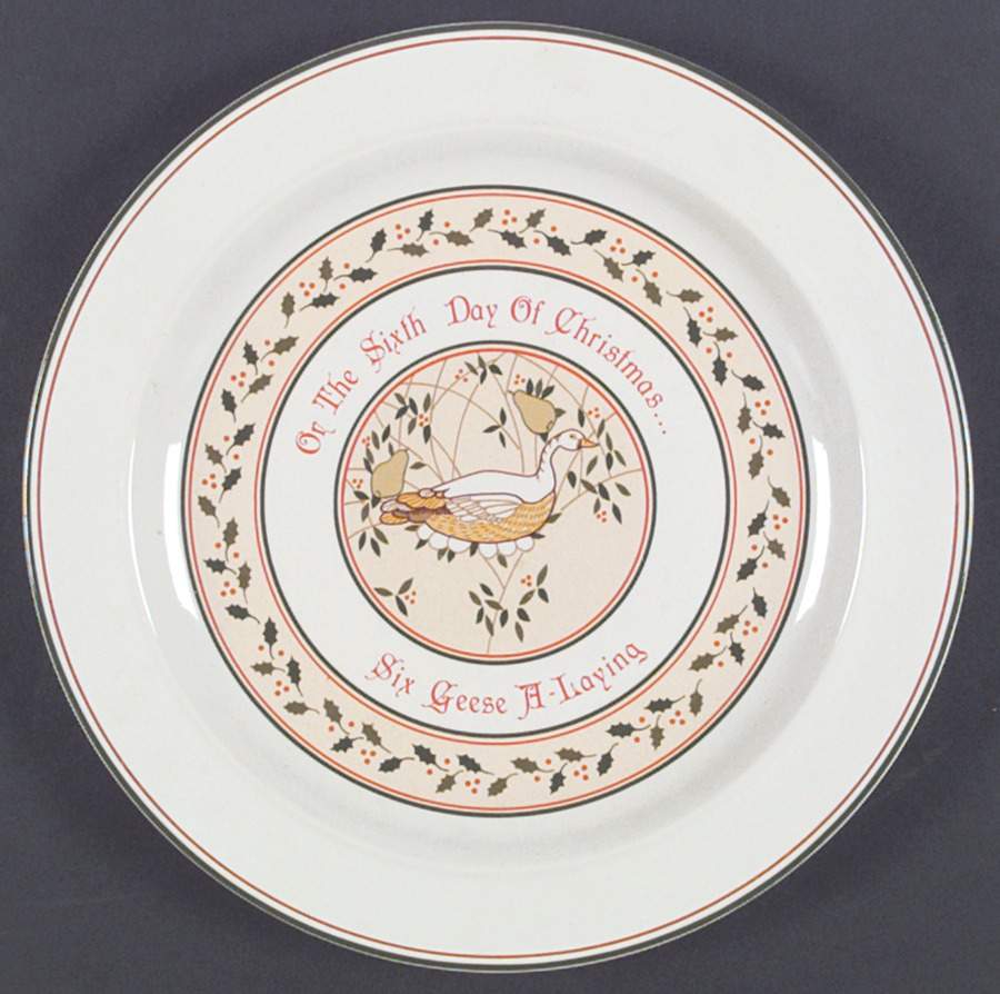 Twelve Days of Christmas Dinner Plate by Anchor Hocking-1