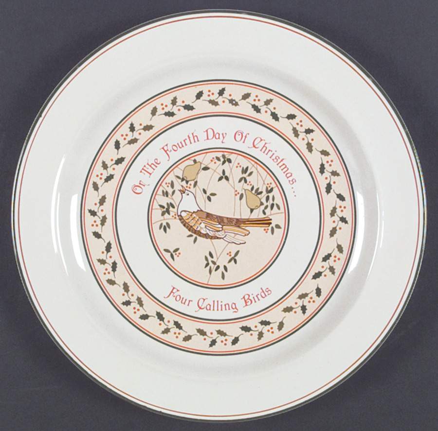 Twelve Days of Christmas Dinner Plate by Anchor Hocking-1