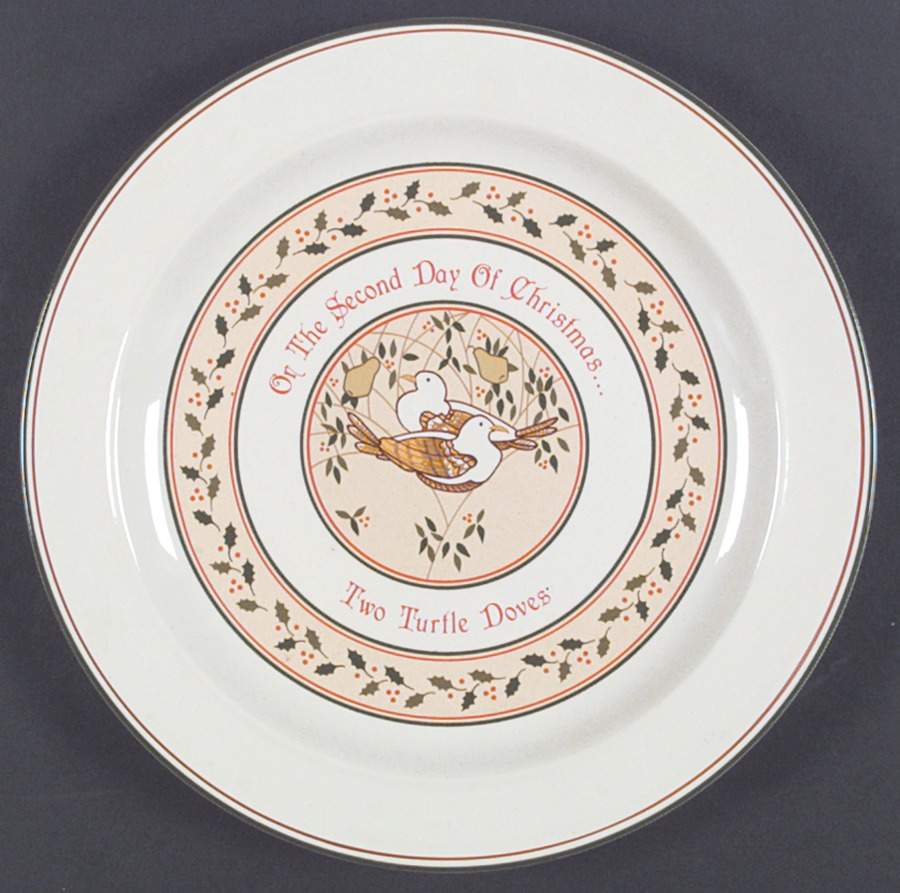 Twelve Days of Christmas Dinner Plate by Anchor Hocking-1