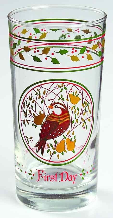 Twelve Days of Christmas 10 Oz Glassware Tumbler by Anchor Hocking-1
