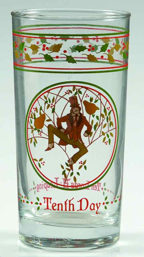 Twelve Days of Christmas 10 Oz Glassware Tumbler by Anchor Hocking-1