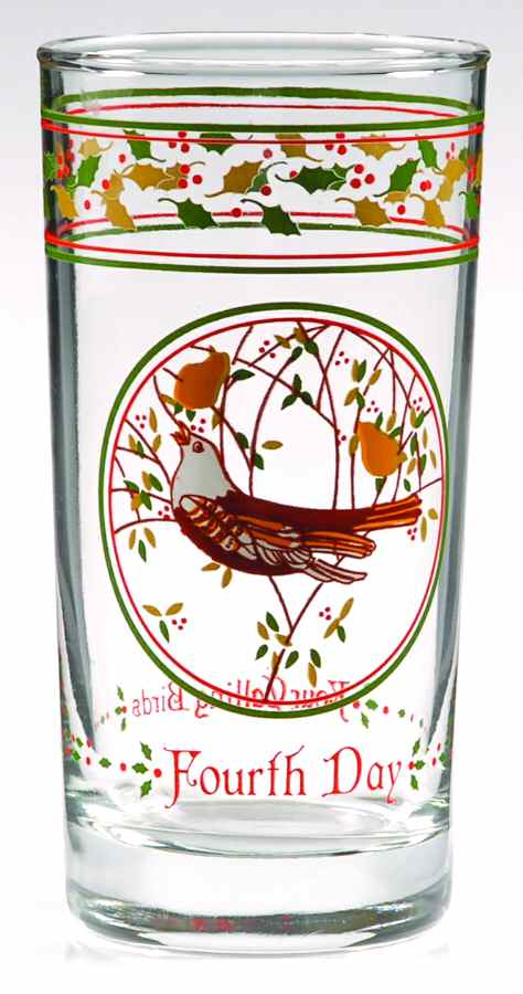 Twelve Days of Christmas 10 Oz Glassware Tumbler by Anchor Hocking-1