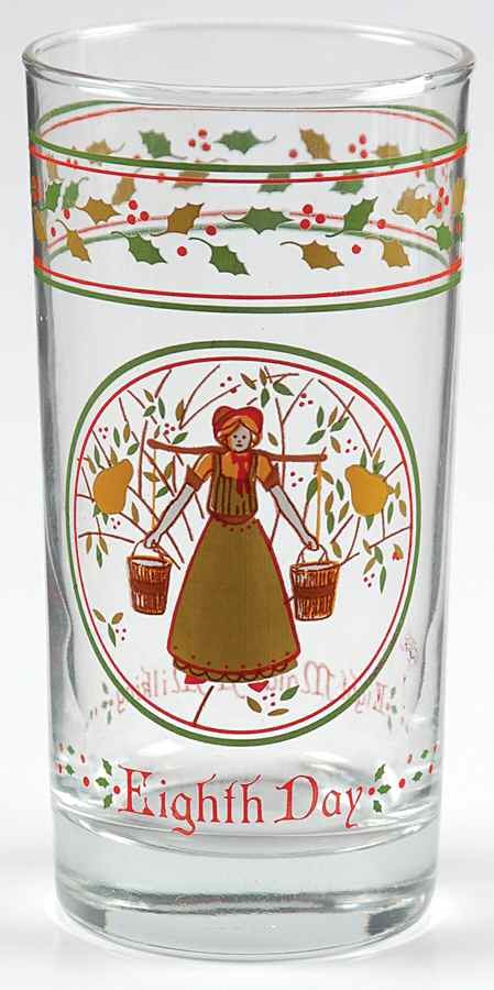 Twelve Days of Christmas 10 Oz Glassware Tumbler by Anchor Hocking-1