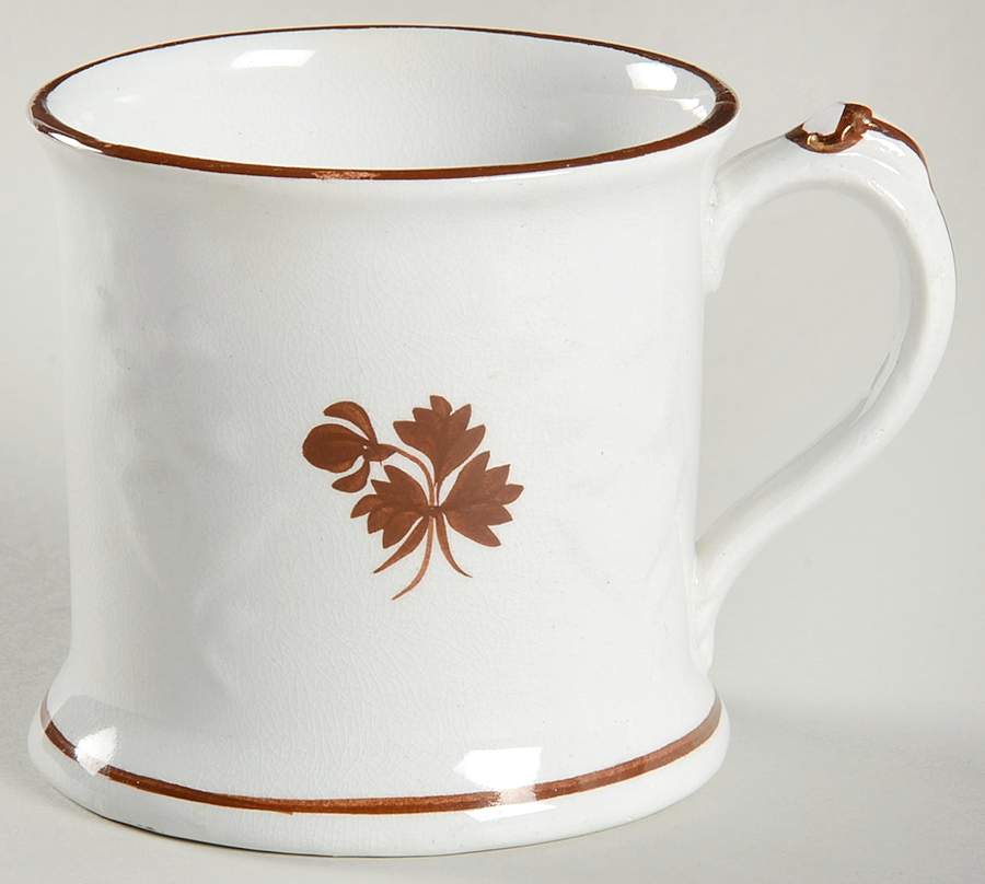 Tea Leaf (Embossed Lily Rim) Mug by Anthony Shaw-1