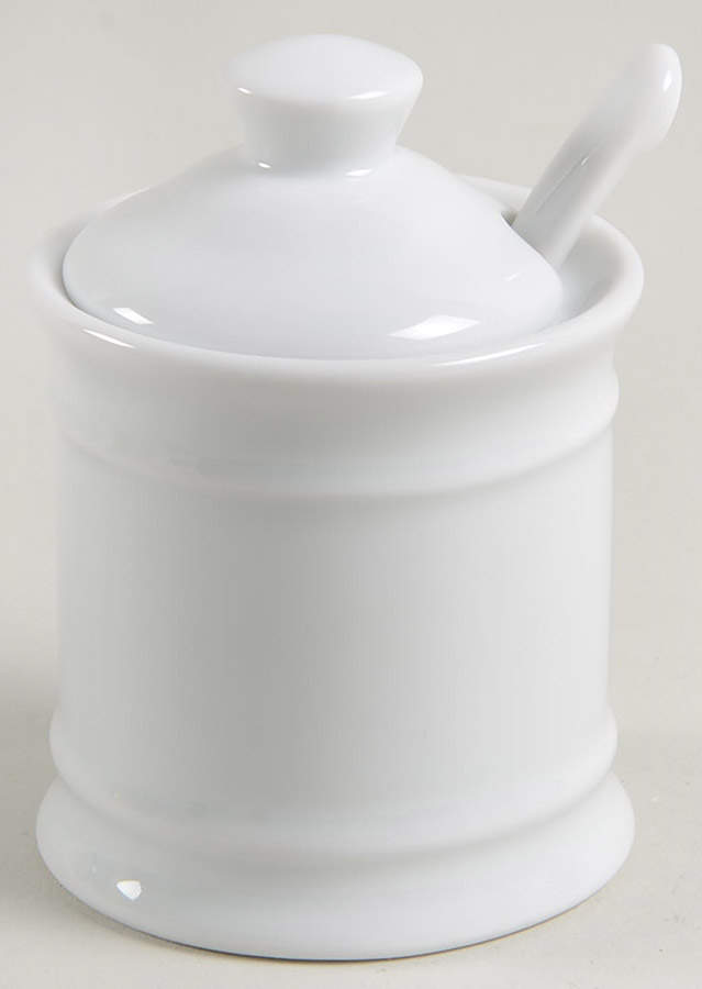 Opera Mustard Jar & Lid with Spoon by Apilco-1