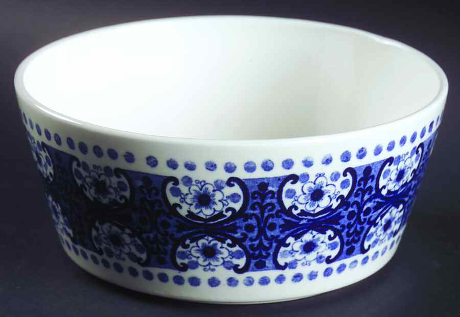 Ali Blue 6" Round Vegetable Bowl by Arabia of Finland-1