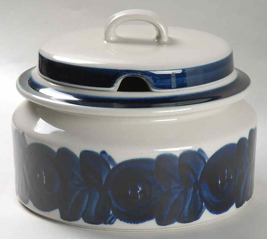 Anemone Blue Tureen &  Lid by Arabia of Finland-1