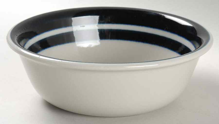 Anemone Blue Coupe Cereal Bowl by Arabia of Finland-1