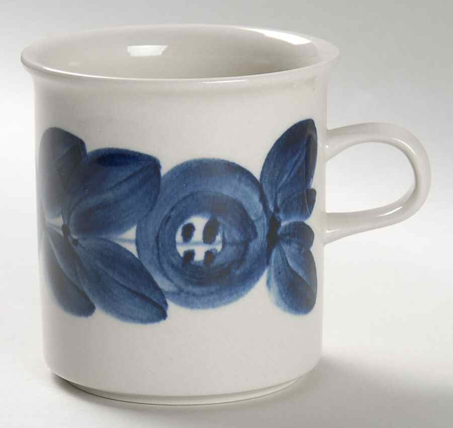Anemone Blue Flat Cup by Arabia of Finland-1