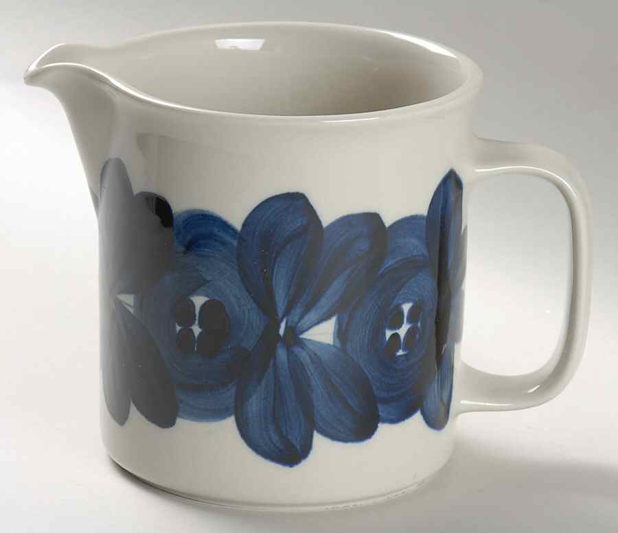 Anemone Blue 32 Oz Pitcher by Arabia of Finland-1
