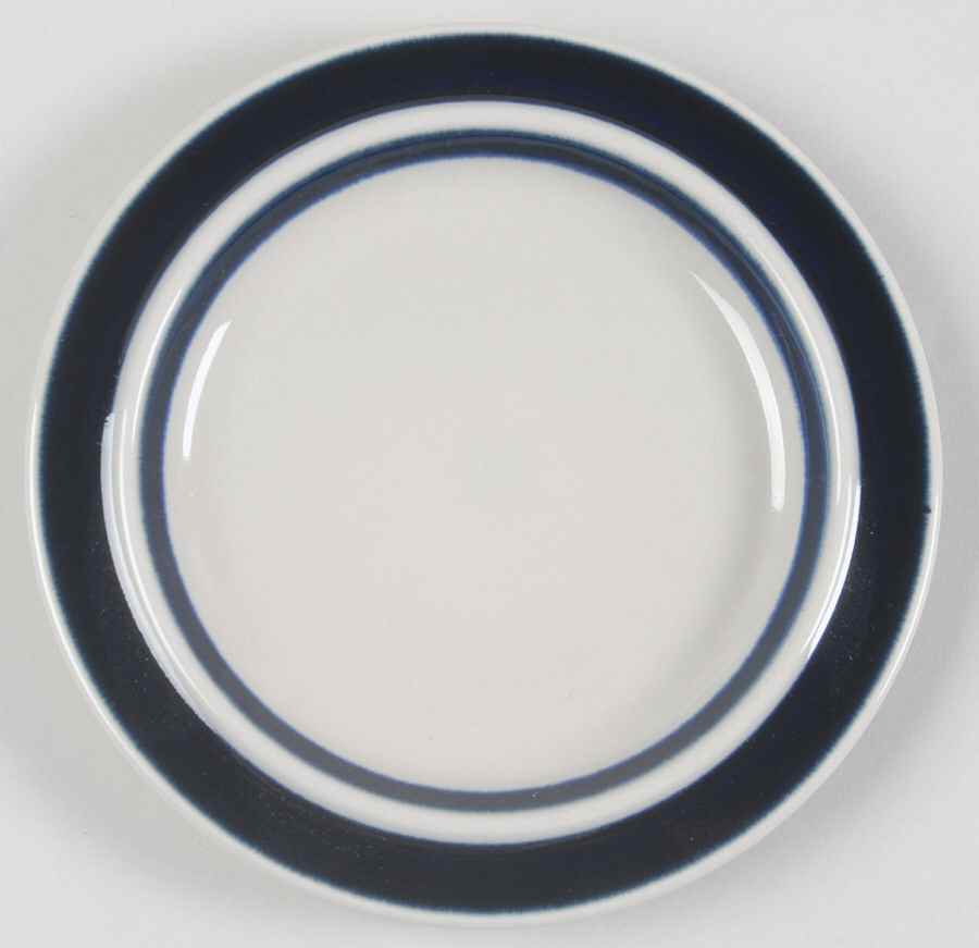 Anemone Blue Bread & Butter Plate by Arabia of Finland-1