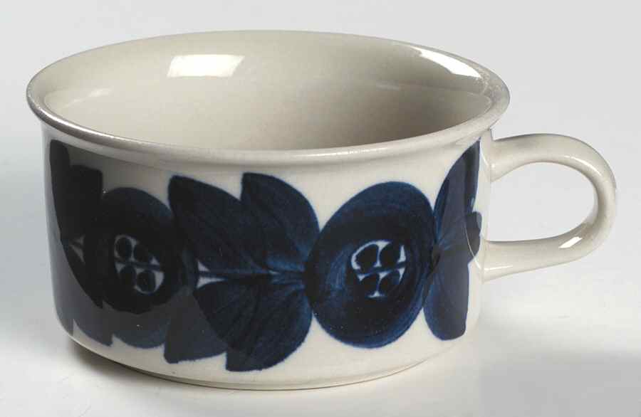 Anemone Blue Flat Cup by Arabia of Finland-1