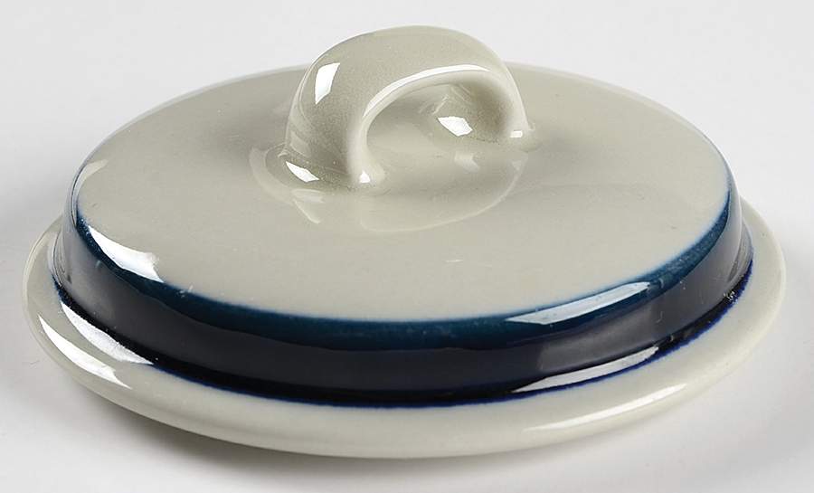 Anemone Blue Lid for Sugar Bowl by Arabia of Finland-1