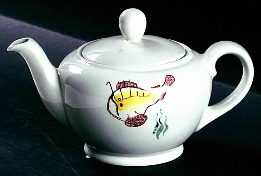 Aquarium Mini Teapot & Lid by Arabia of Finland-1