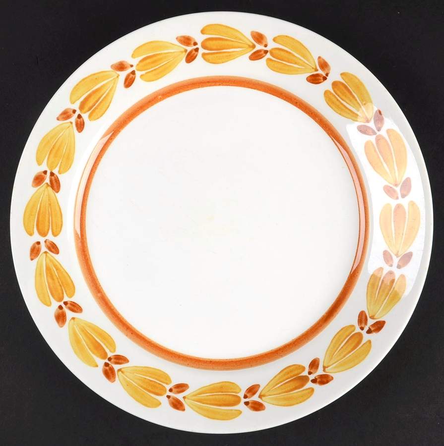 Botnia Yellow Dinner Plate by Arabia of Finland-1