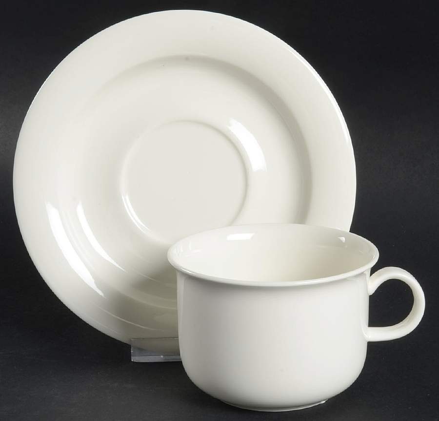 Arctica Flat Cup & Saucer Set by Arabia of Finland-1