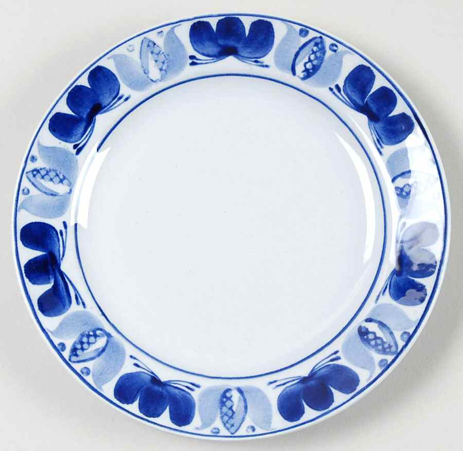 Blue Laurel Bread & Butter Plate by Arabia of Finland-1