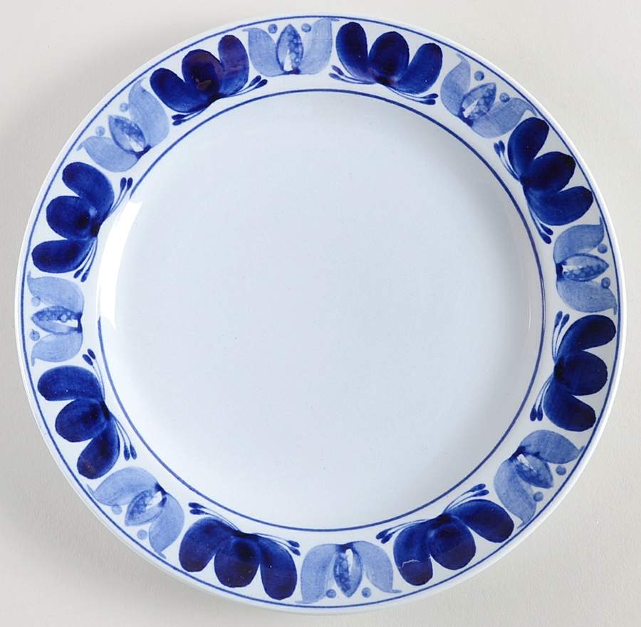 Blue Laurel Salad Plate by Arabia of Finland-1