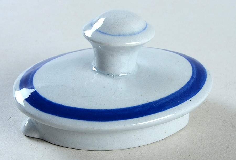 Blue Rose Lid for Mini Teapot by Arabia of Finland-1