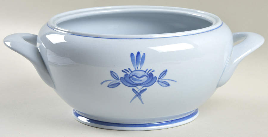 Blue Rose Tureen No Lid by Arabia of Finland-1