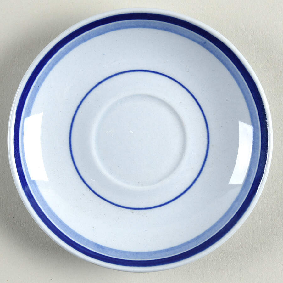 Blue Rose Saucer for Demitasse Cup by Arabia of Finland-1