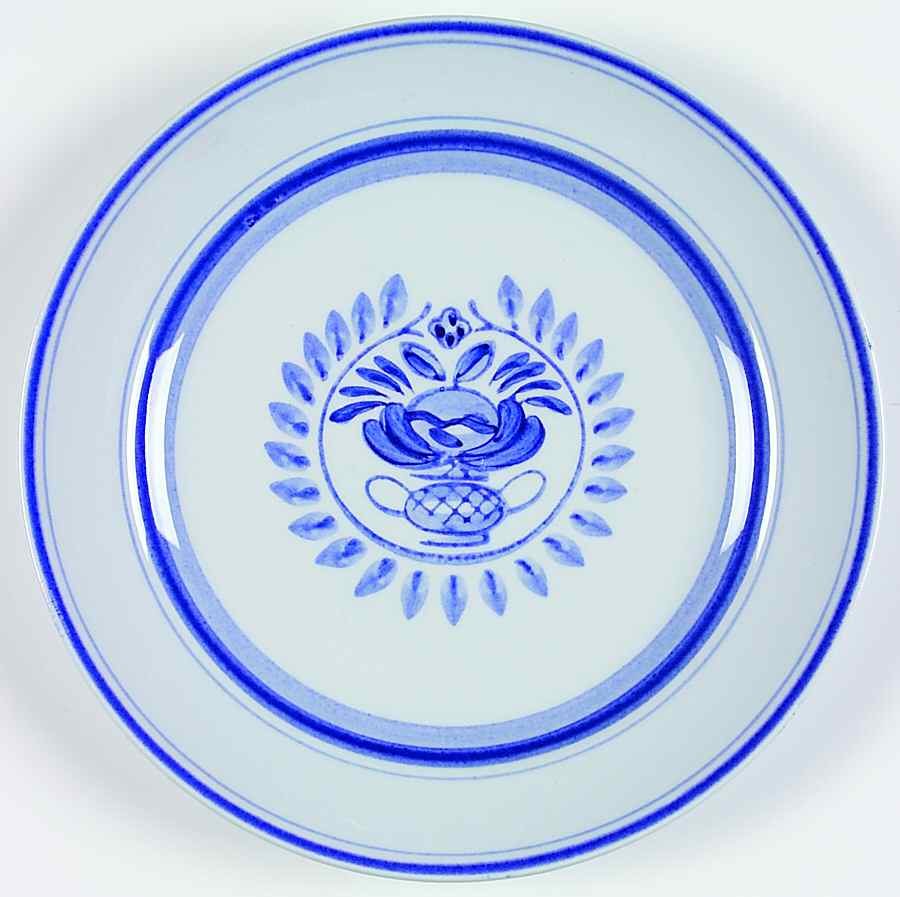 Blue Rose Salad Plate by Arabia of Finland-1