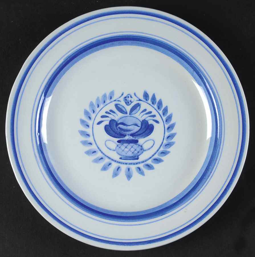 Blue Rose Breakfast Plate by Arabia of Finland-1