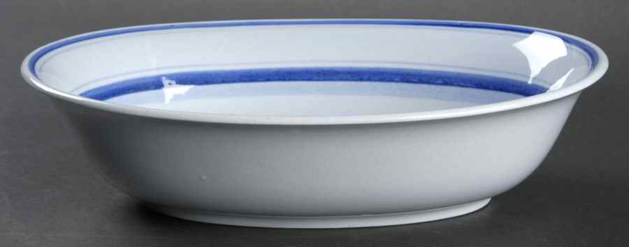 Blue Rose 9" Oval Vegetable Bowl by Arabia of Finland-1