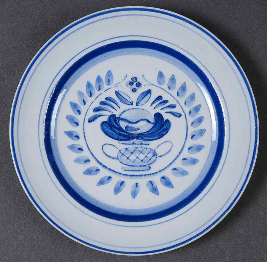 Blue Rose Bread & Butter Plate by Arabia of Finland-1
