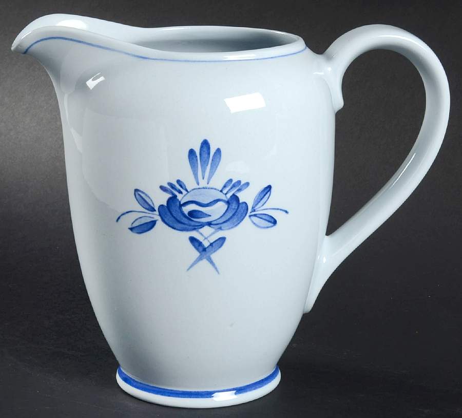 Blue Rose 48 Oz Pitcher by Arabia of Finland-1