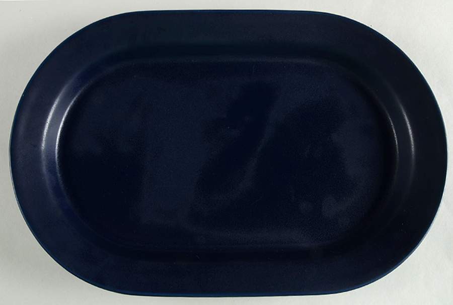 Blues 16" Oval Serving Platter by Arabia of Finland-1