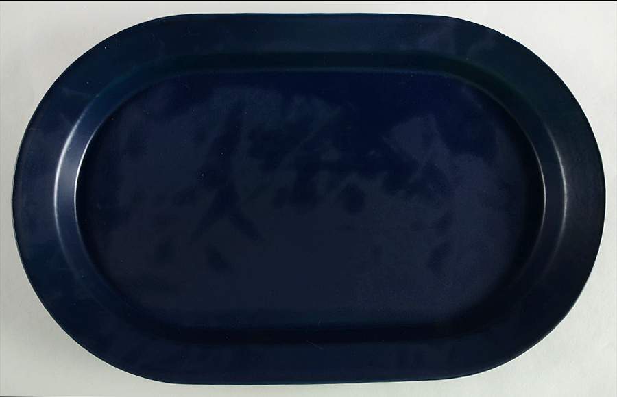 Blues 14" Oval Serving Platter by Arabia of Finland-1