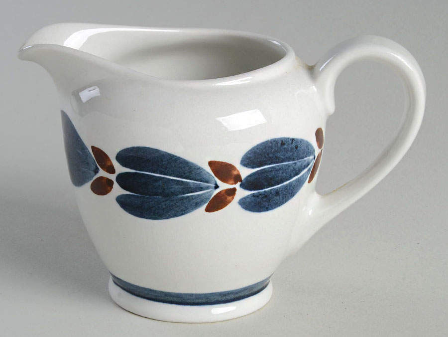 Botnia Blue and Brown Creamer by Arabia of Finland-1