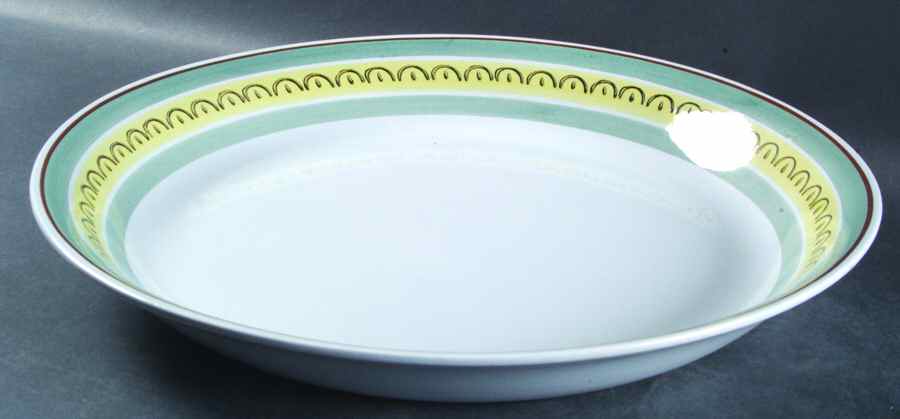 Crown Band Deep Round Platter by Arabia of Finland-1