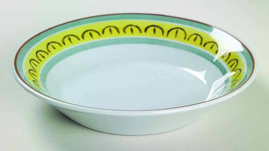 Crown Band Fruit/Dessert (Sauce) Bowl by Arabia of Finland-1