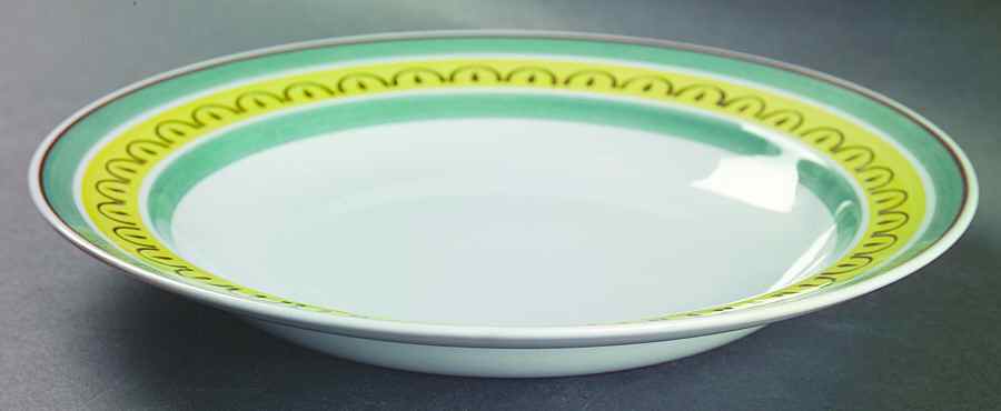 Crown Band Large Rim Soup Bowl by Arabia of Finland-1