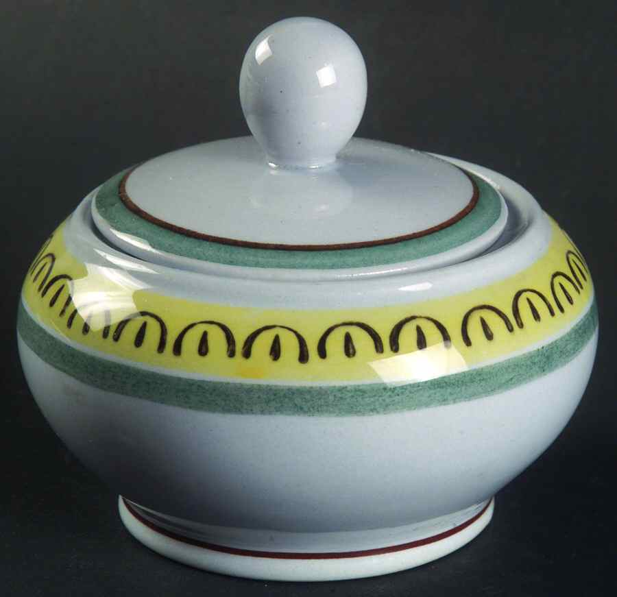 Crown Band Mini Sugar Bowl & Lid by Arabia of Finland-1