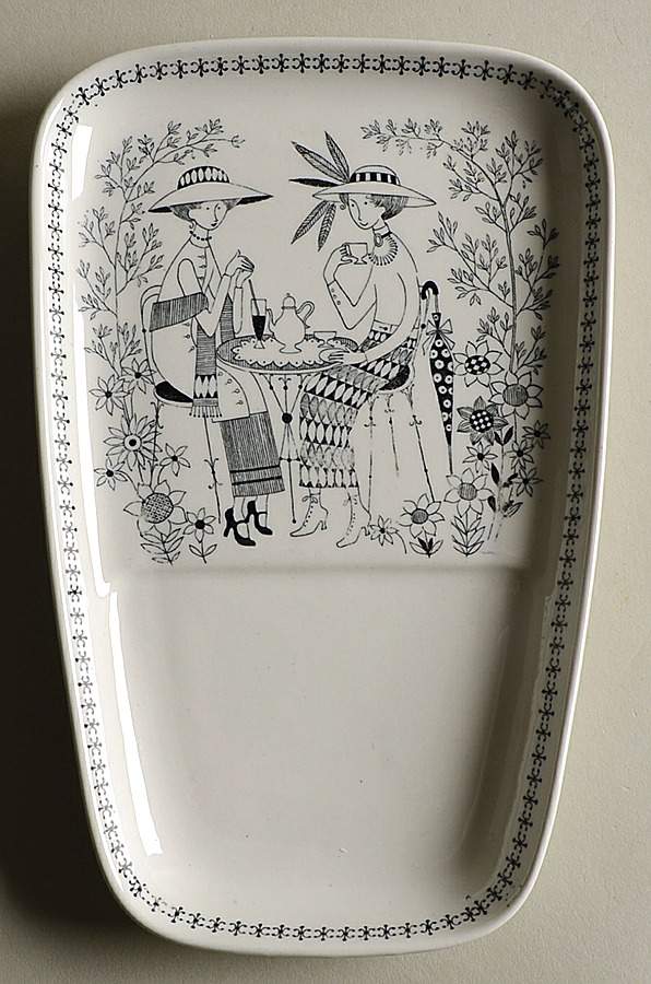 Emilia Snack Plate by Arabia of Finland-1