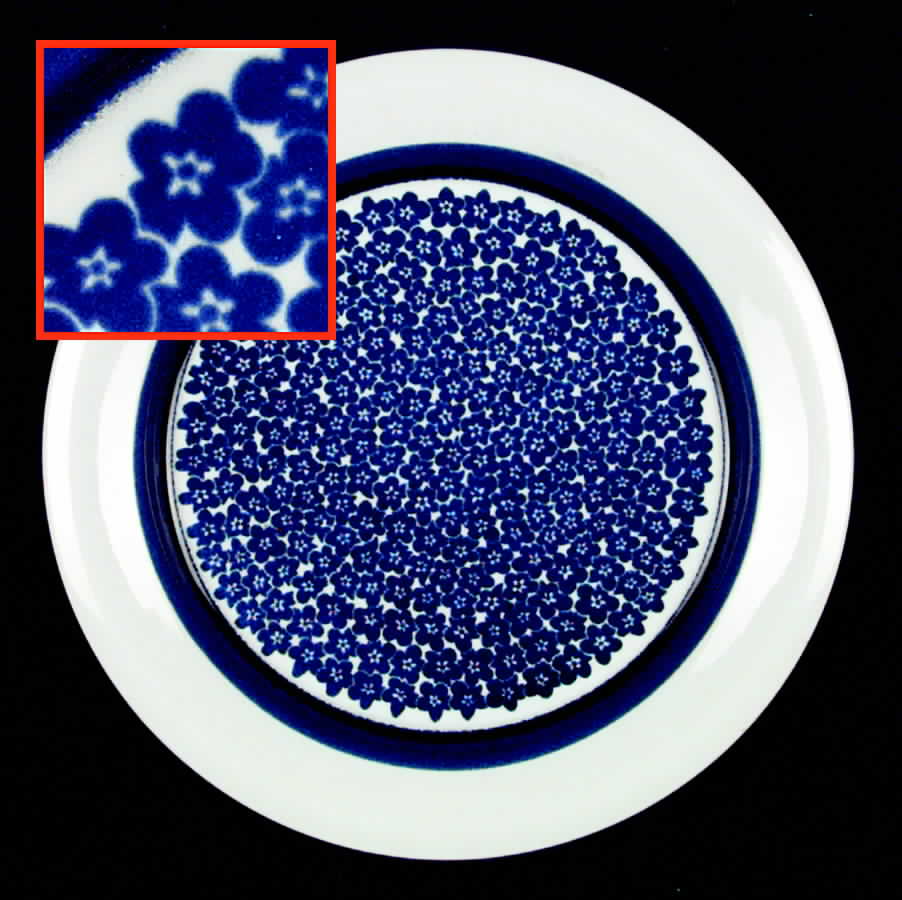 Faenza Blue Salad Plate by Arabia of Finland-1