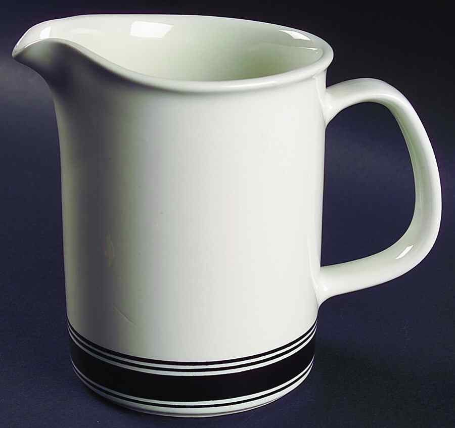 Faenza Black 32 Oz Pitcher by Arabia of Finland-1