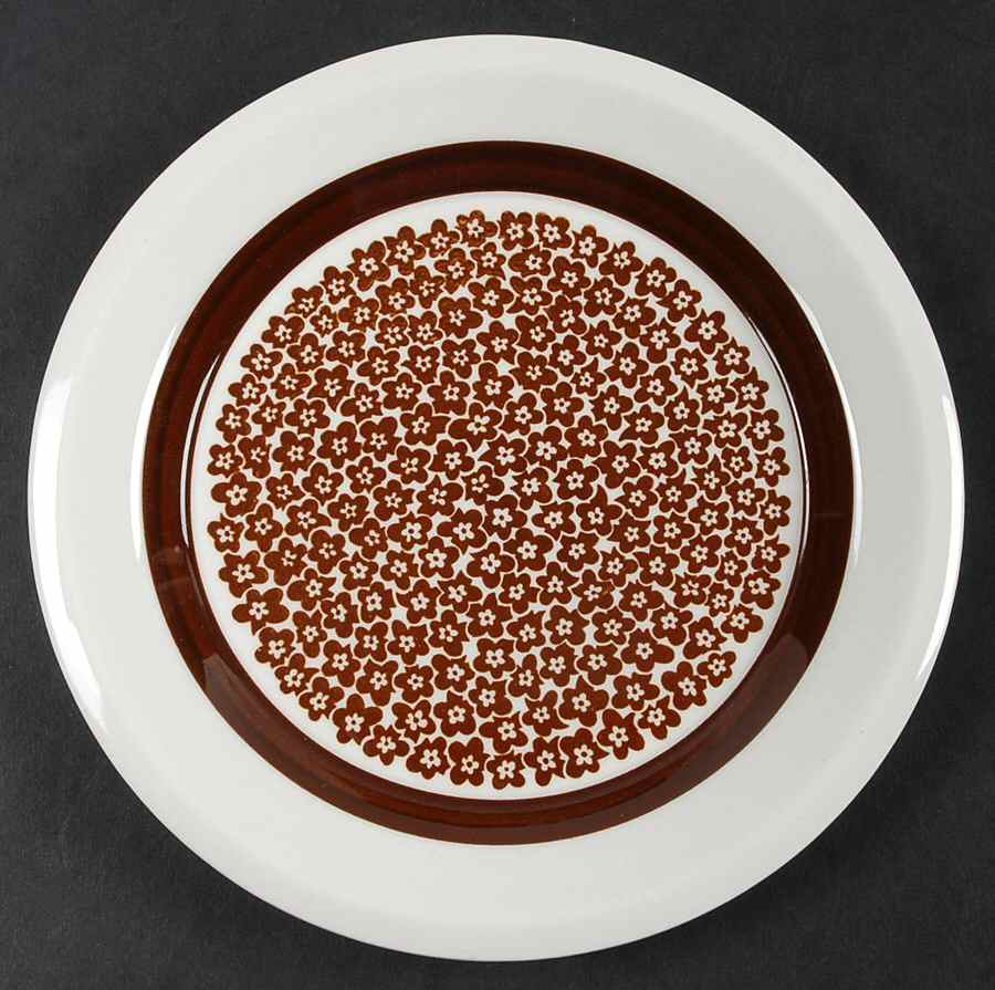 Faenza Brown Bread & Butter Plate by Arabia of Finland-1