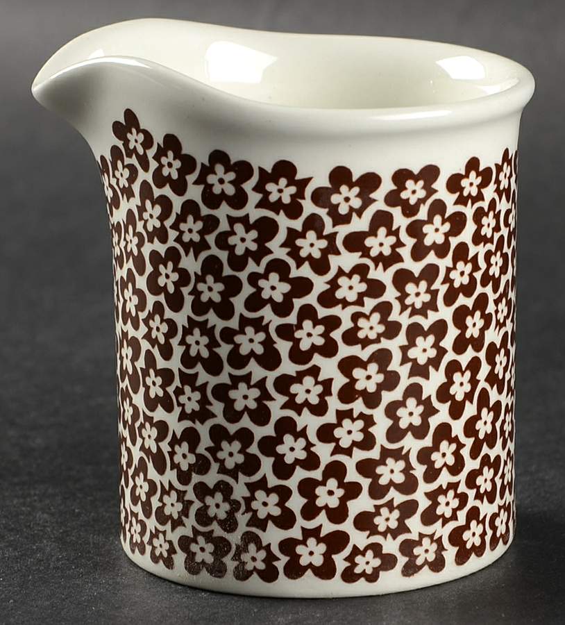 Faenza Brown Creamer by Arabia of Finland-1