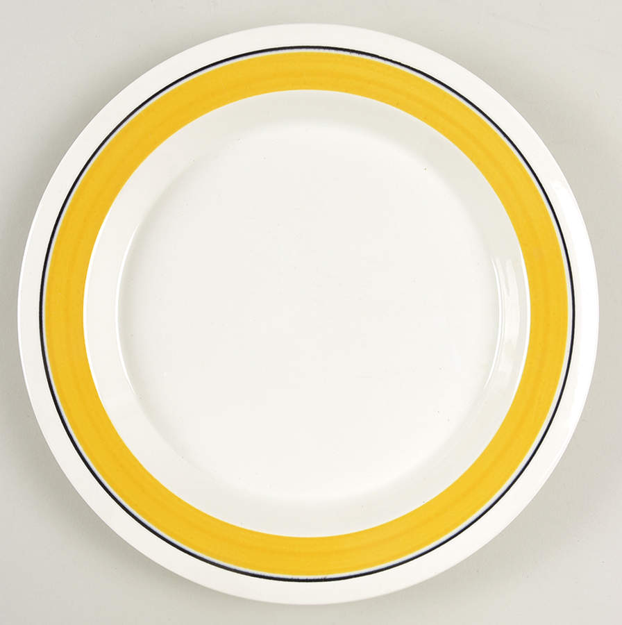 Faenza Yellow Luncheon Plate by Arabia of Finland-1