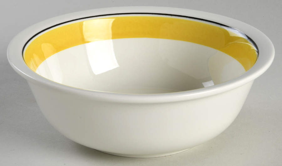 Faenza Yellow Coupe Cereal Bowl by Arabia of Finland-1
