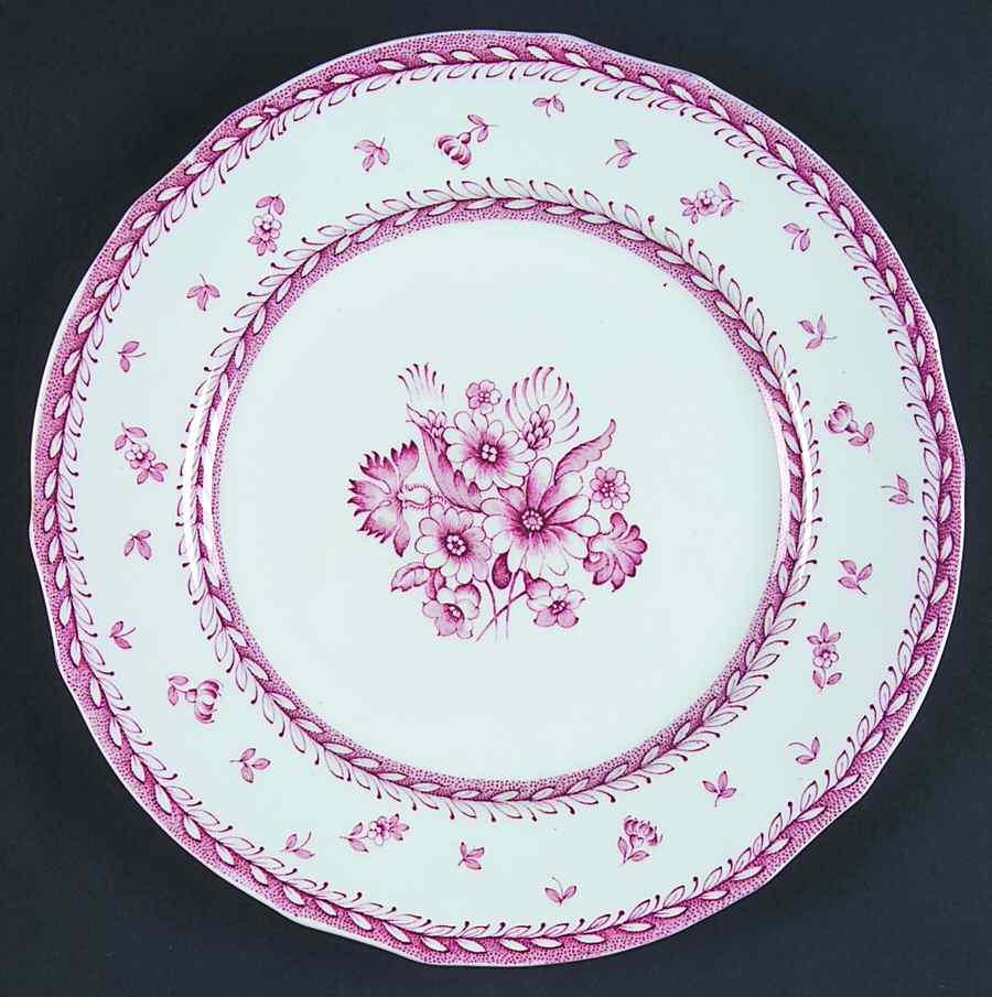 Finn Flower Red (White Background) Luncheon Plate by Arabia of Finland-1