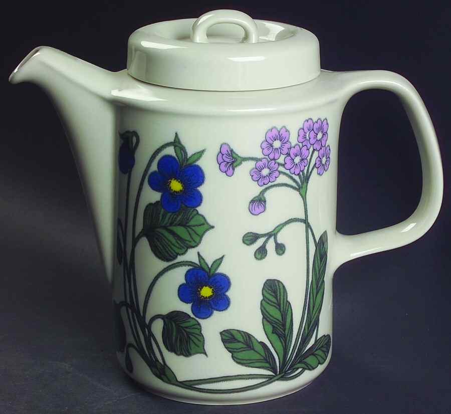 Flora Coffee Pot & Lid by Arabia of Finland-1