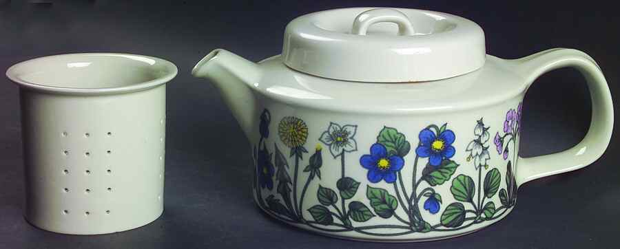 Flora Teapot & Lid by Arabia of Finland-1