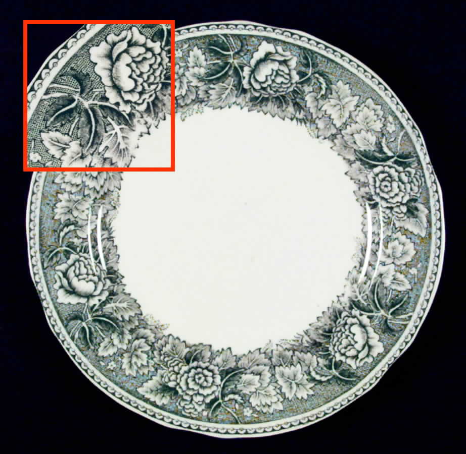 Green Garland Salad Plate by Arabia of Finland-1