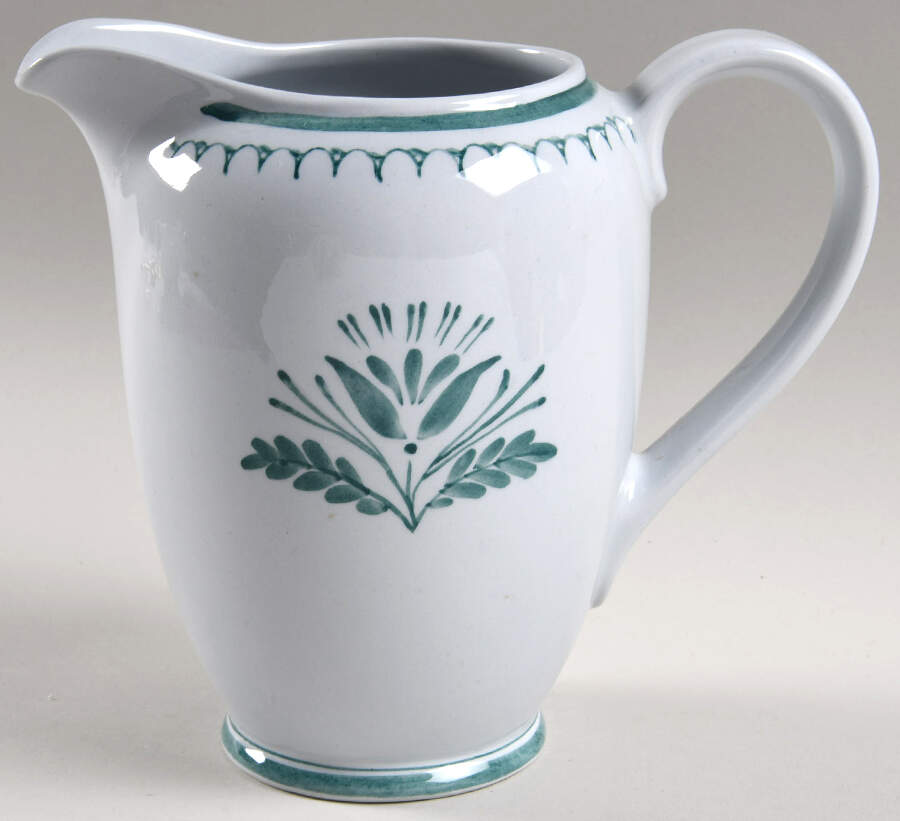 Green Thistle Coffee Pot No Lid by Arabia of Finland-1